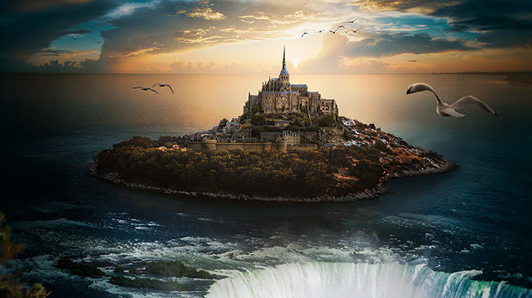 Elaborazione fotografica di fantasia